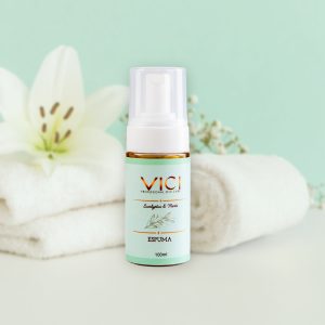 Espuma limpiadora de eucalipto y menta