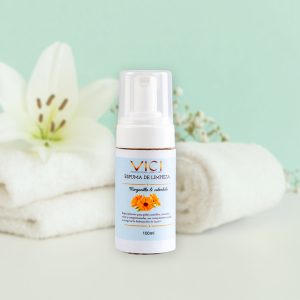 Espuma limpiadora de manzanilla & caléndula